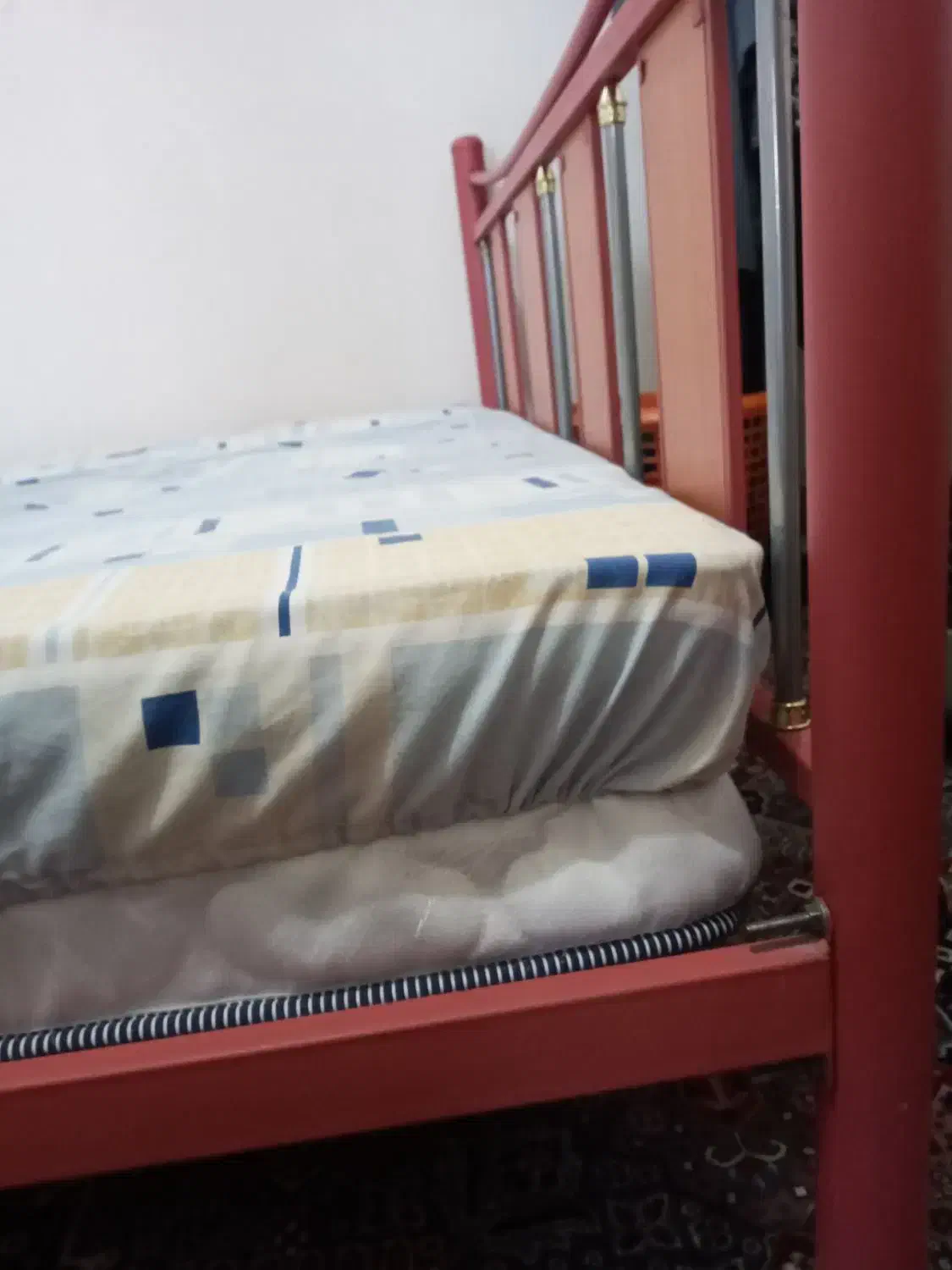 تخت خواب دونفره|تخت و سرویس خواب|مبارکه, |دیوار