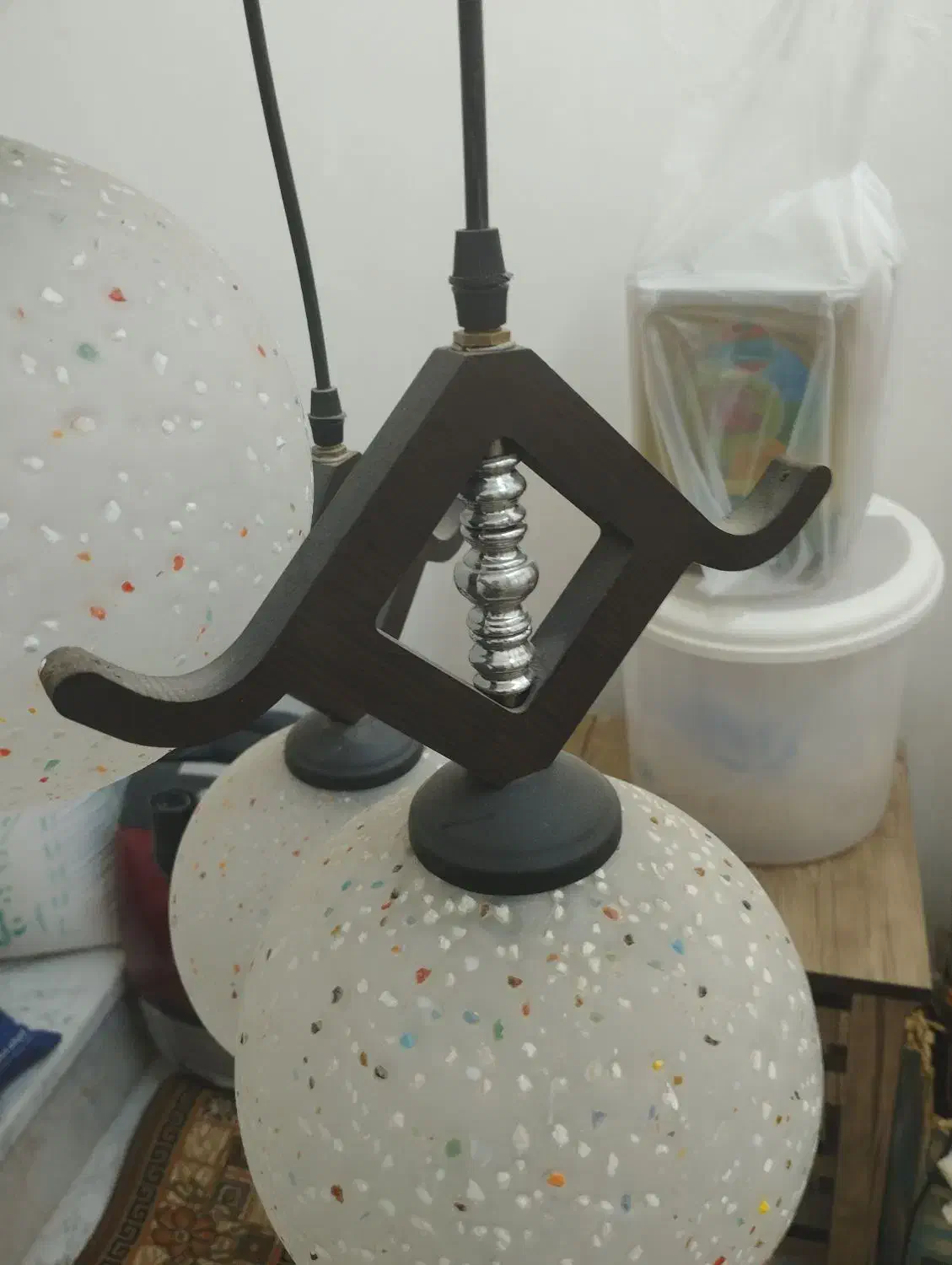 لوستر سه تایی نو|لوستر و چراغ آویز|کرمانشاه, |دیوار