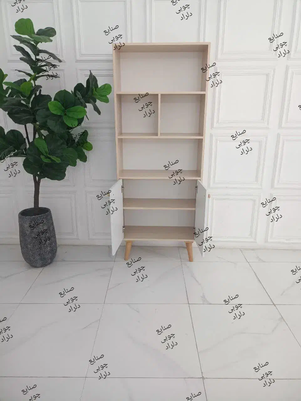 کتابخانه ویترین قفسه کد72|کتابخانه، شلف، قفسههای دیواری|تهران, سازمان آب|دیوار