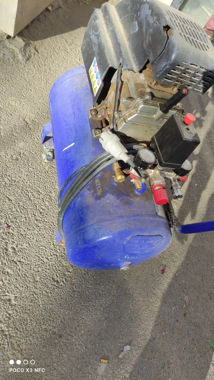 پمپ باد 50 لیتری روغنی|ابزارآلات|ازنا, |دیوار