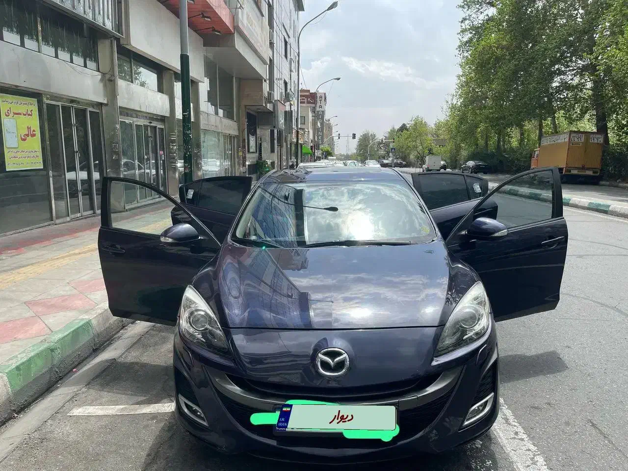 مزدا نیو سرمه ای بدون رنگ مدل ۱۳۹۰|خودرو سواری و وانت|تهران, سازمان برنامه جنوبی|دیوار