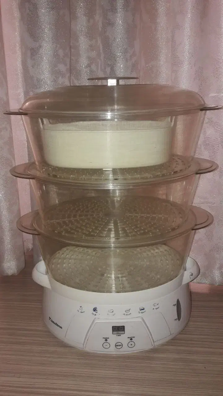 بخار پز سه طبقه مارک همیلتون|اجاق گاز و لوازم برقی پختوپز|تهران, نبی اکرم|دیوار