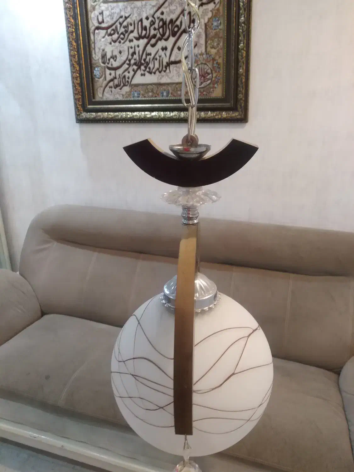لوستر مدل ماه|لوستر و چراغ آویز|تهران, نارمک|دیوار