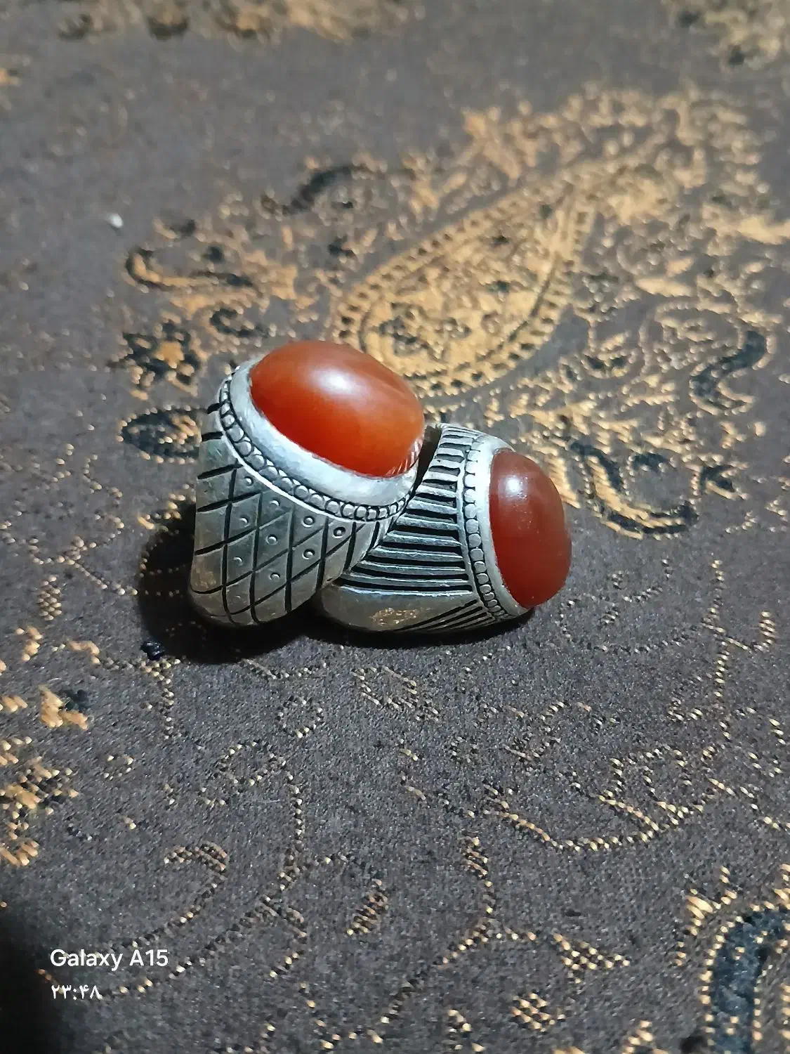 انگشترمردانه نقره.|کلکسیون اشیاء عتیقه|نیمروز, |دیوار