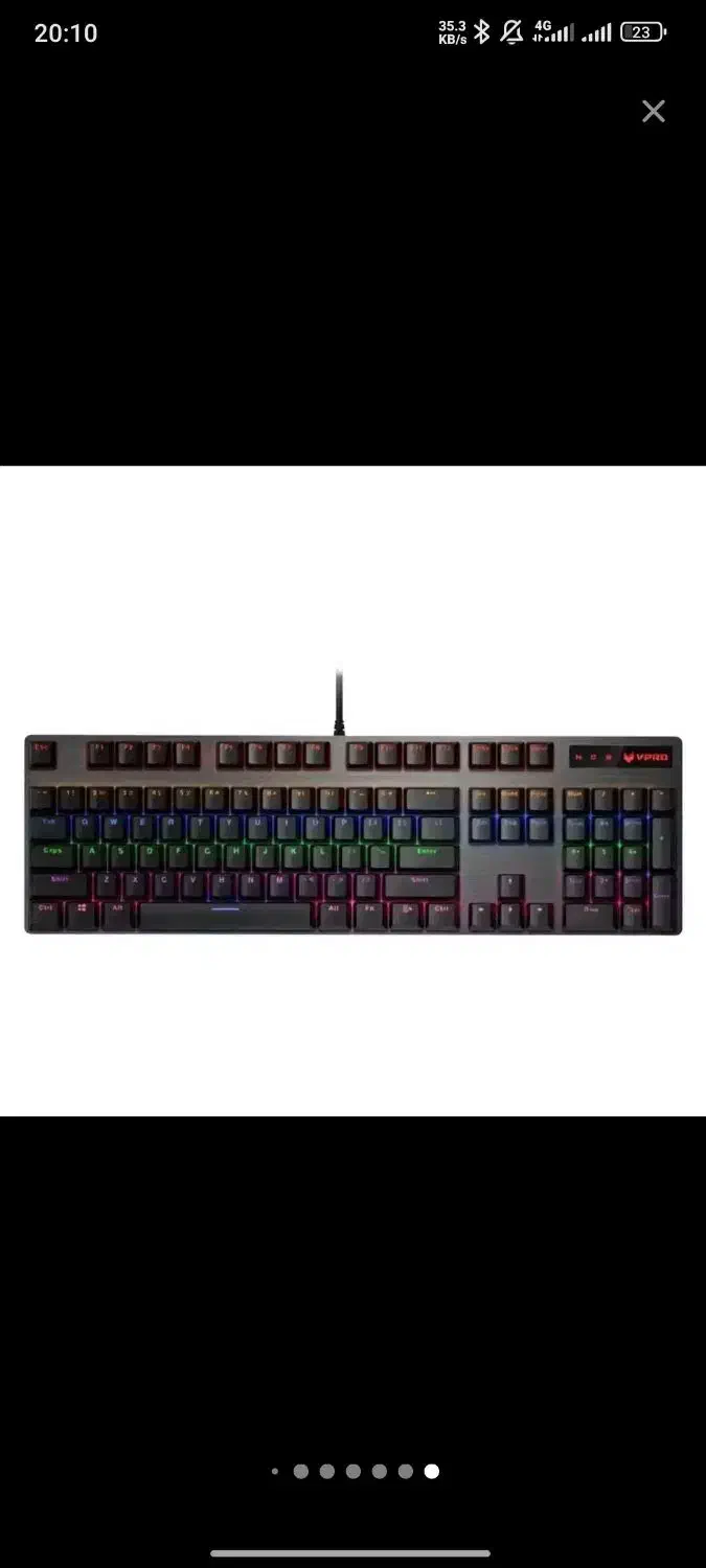 کیبورد مکانیکال v500 rapoo|قطعات و لوازم جانبی رایانه|شیراز, ارم|دیوار