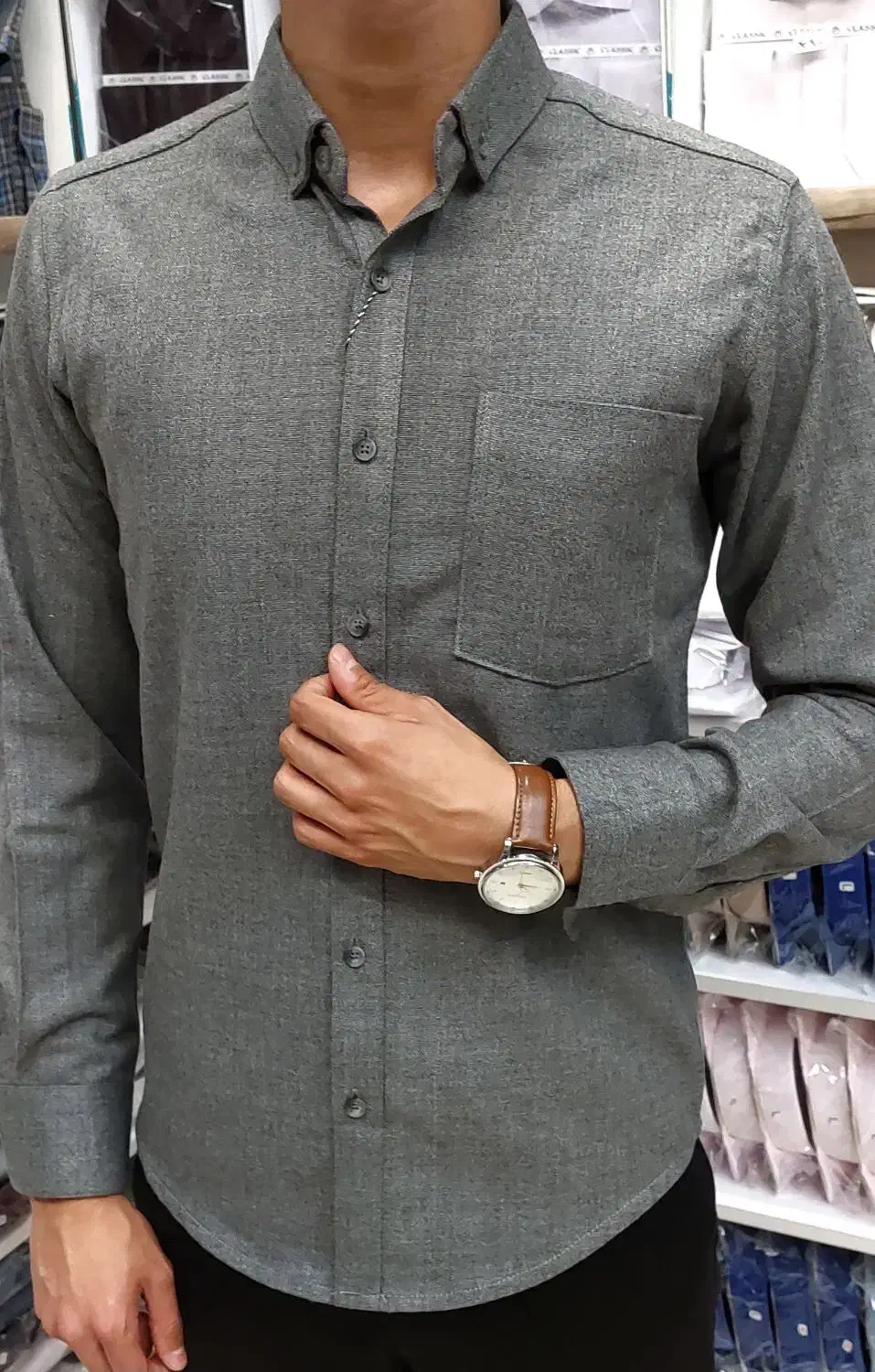 پیراهن کشمیر ساده سپاهان دوخت صنعتی|لباس|مشهد, سپاد|دیوار