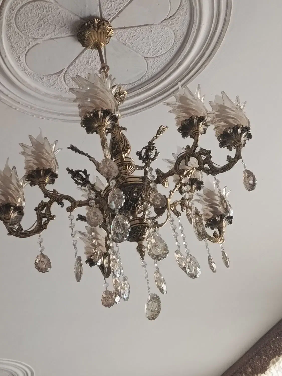 دو عدد لوستر برنج دونه ای 6500|لوستر و چراغ آویز|ملایر, |دیوار