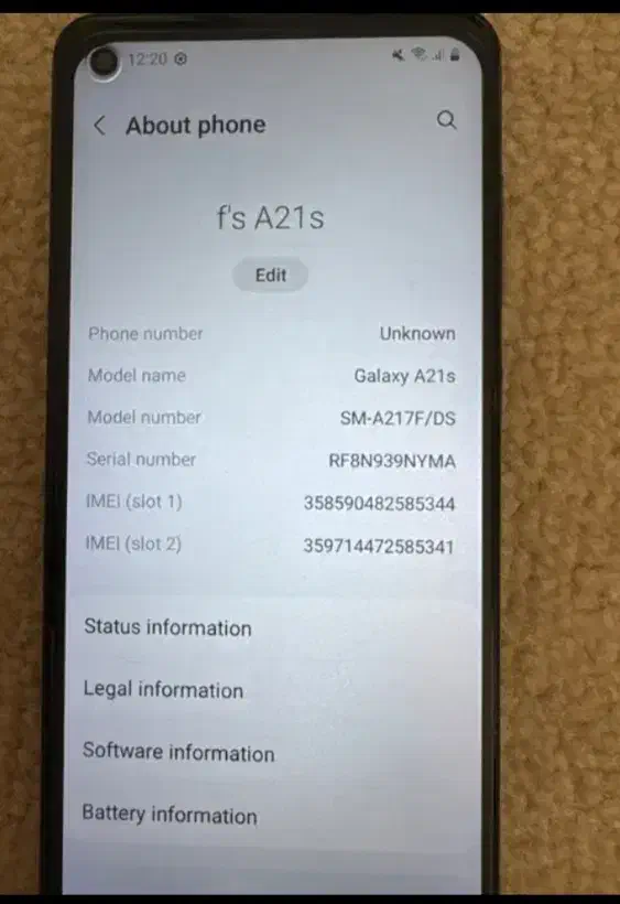 گوشی A21s خیلی سالم|موبایل|رودسر, |دیوار