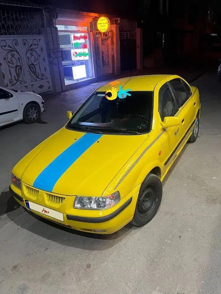 تاکسی سمند خط الوند قزوین|خودرو سواری و وانت|قزوین, |دیوار