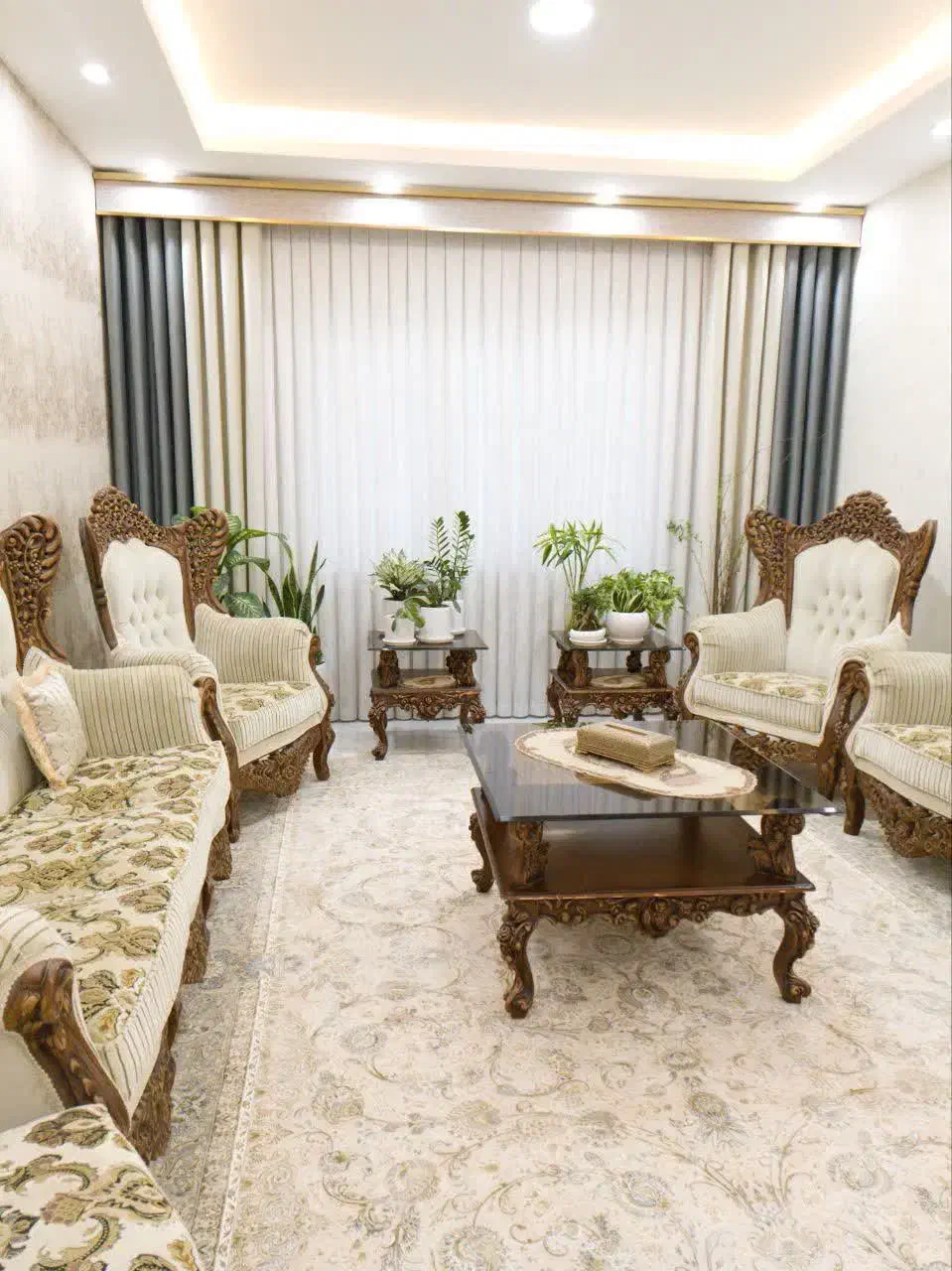 پرده پذیرایی قیمت مناسب|پرده، رانر، رومیزی|دهدشت, |دیوار