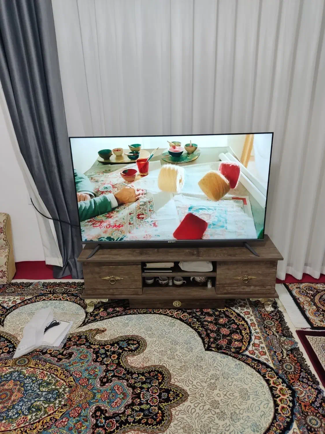 تلویزیون50ال ای دی اسمارت فورکی دحدنو 14ماهگارانتی|تلویزیون و پروژکتور|مشکین‌دشت, |دیوار