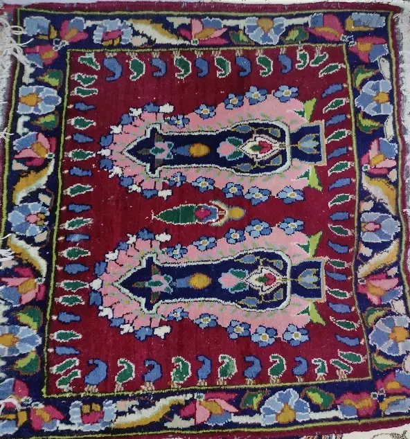 پشتی و تابلوفرش دست بافت|فرش|کرمان, |دیوار