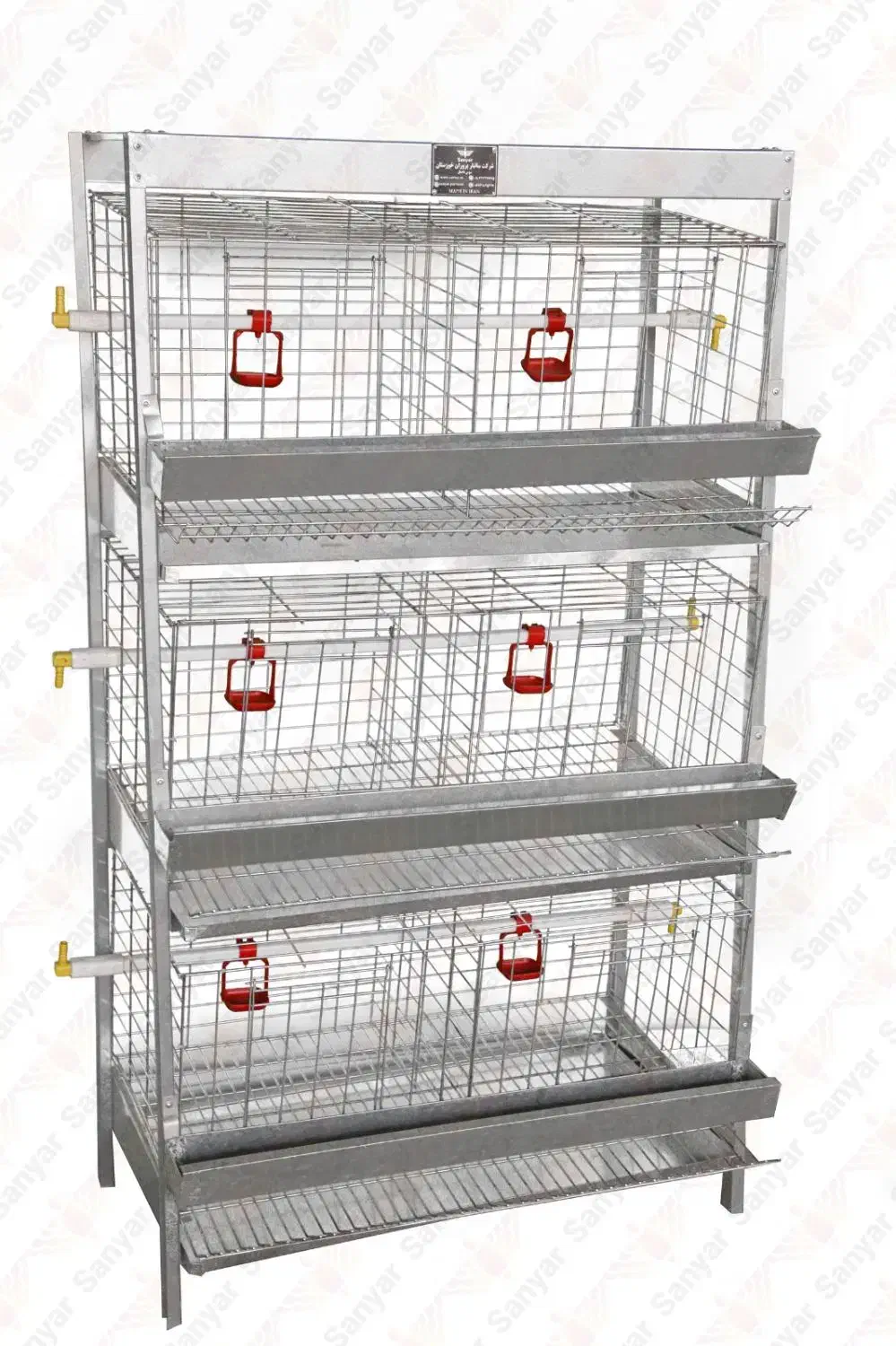 حراج قفس ایستاده سه طبقه مرغ تخم گذار نو|لوازم جانبی حیوانات|نقده, |دیوار