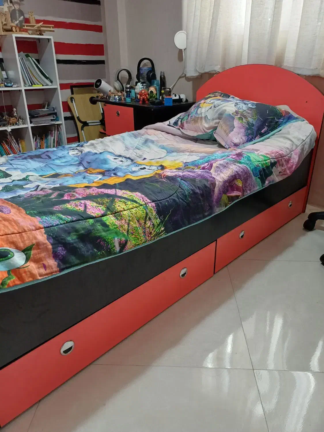 تخت میز و پاتختی|تخت و سرویس خواب|مشهد, نوفل لوشاتو|دیوار