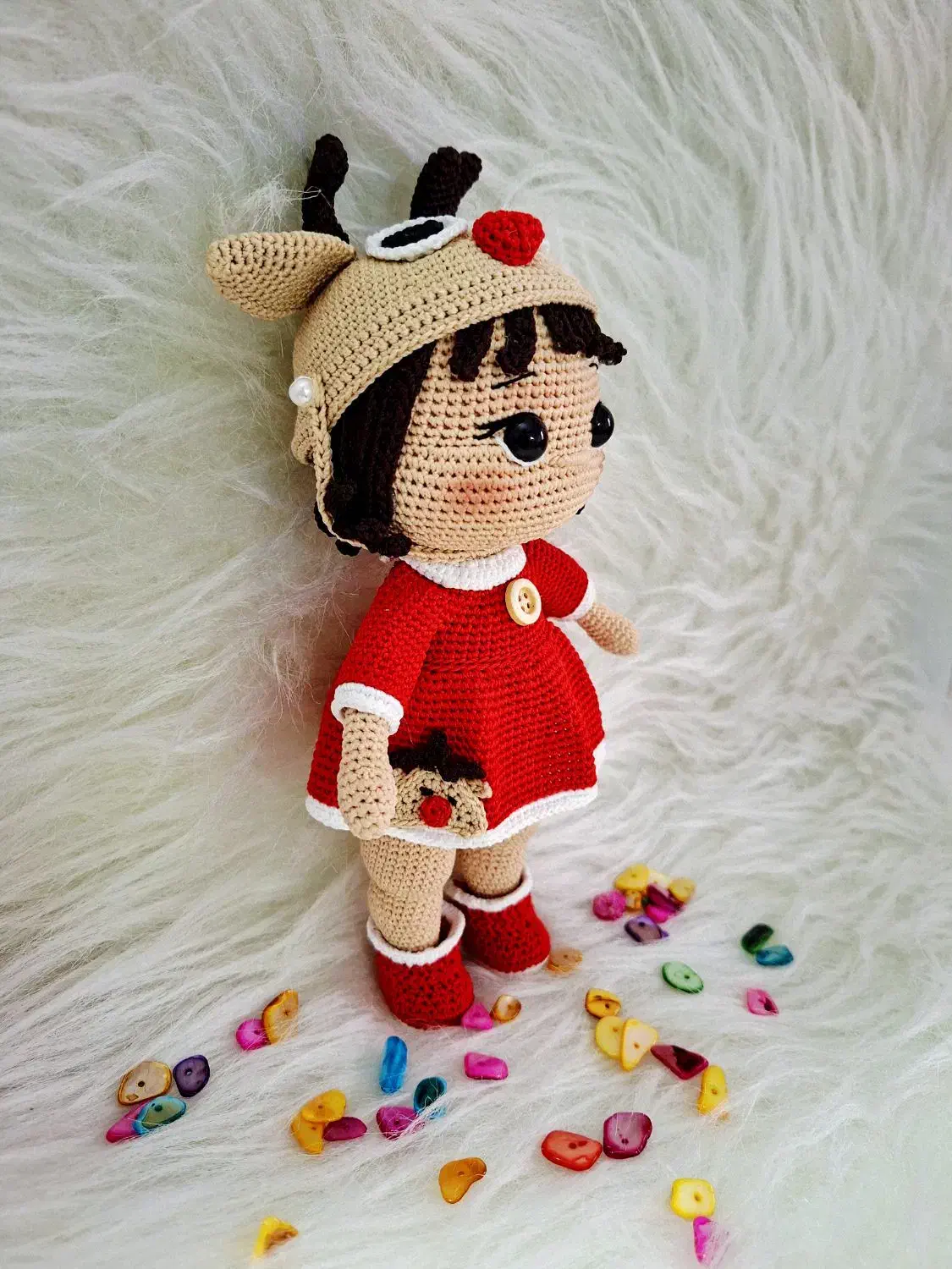 عروسک بافتنی|صنایع دستی و سایر لوازم تزئینی|رودهن, |دیوار