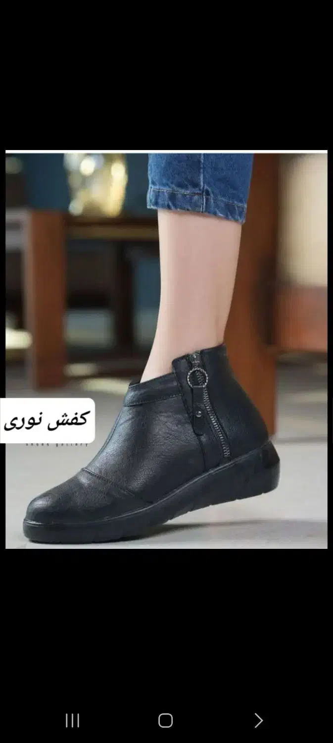 کفش نیم پوتین زیپ دارزنانه ۱۰۰درصدطبی روز مادر|کیف، کفش، کمربند|تبریز, |دیوار