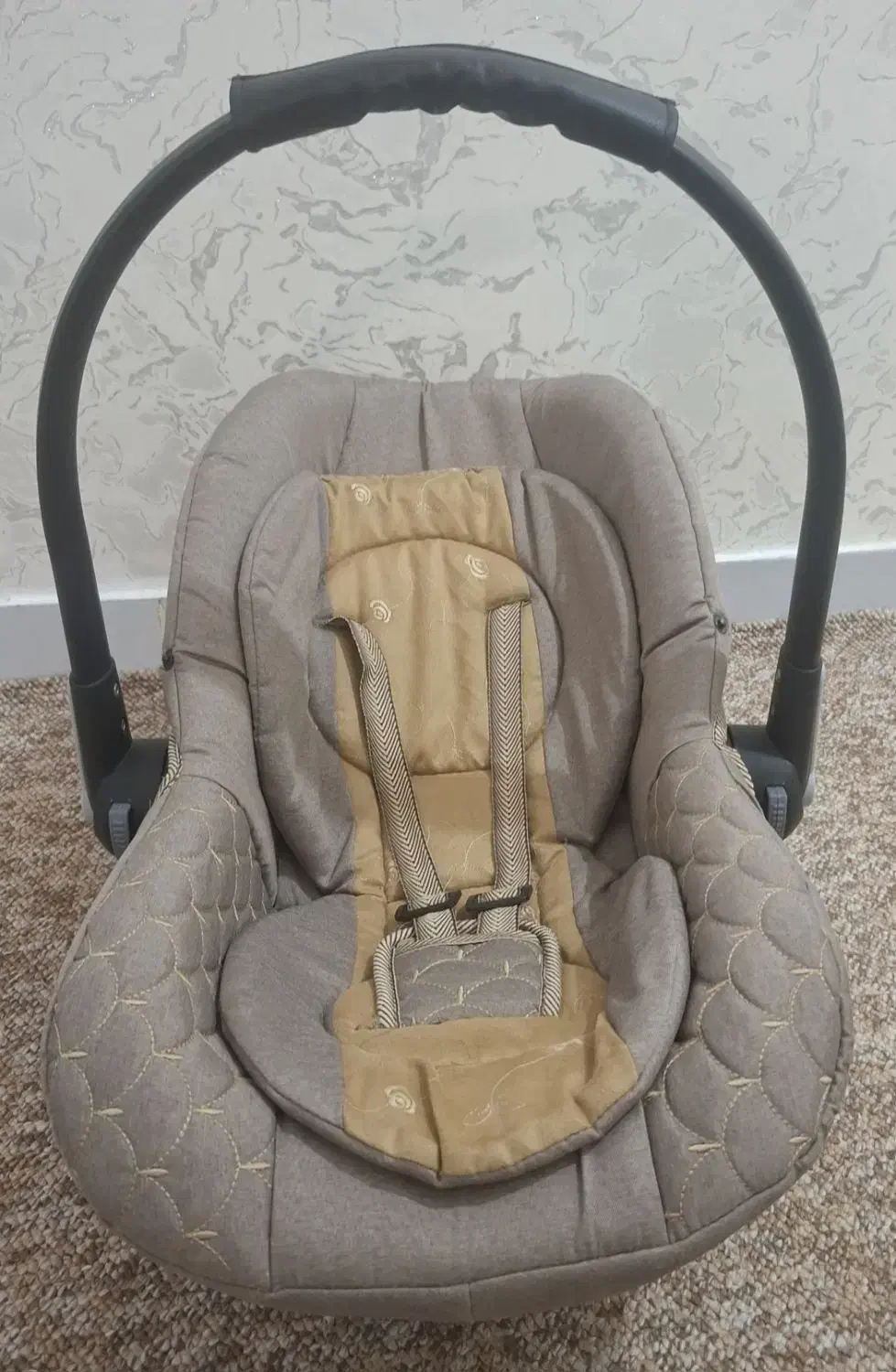 کریر در حد نو ، دسته استیل|کالسکه و لوازم جانبی|جم, |دیوار