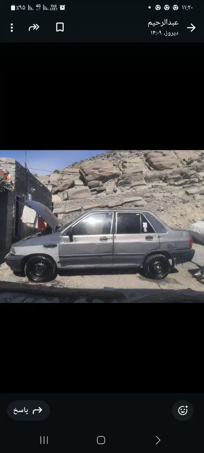 ماشین پراید مدل۹۰فروشی|خودرو سواری و وانت|بنت, |دیوار