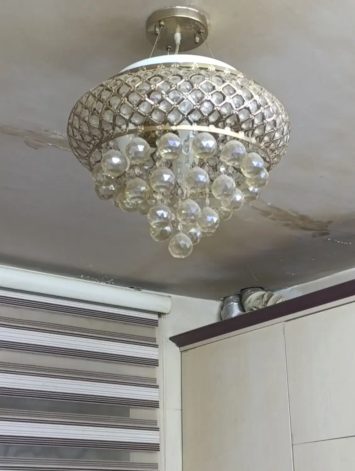 دو عدد لوستر گوی دار|لوستر و چراغ آویز|ورامین, ورامین|دیوار