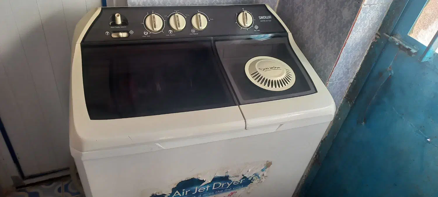 ماشین لباس شویی اسنوا جنسش عالیه سالم سالم|ماشین لباسشویی و خشککن لباس|میان ولایت, |دیوار