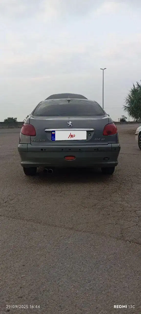 پژو ۲۰۶ sdموتور بزرگ tu5|خودرو سواری و وانت|ساری, |دیوار