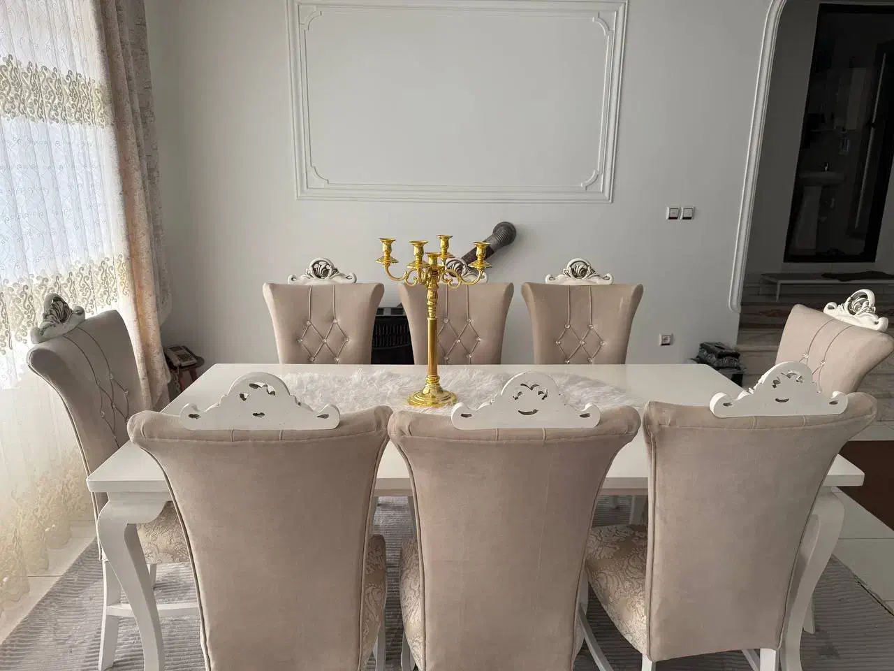 غذا خوری(ناهار خوری) ۸ نفره|میز و صندلی غذاخوری|میاندوآب, |دیوار