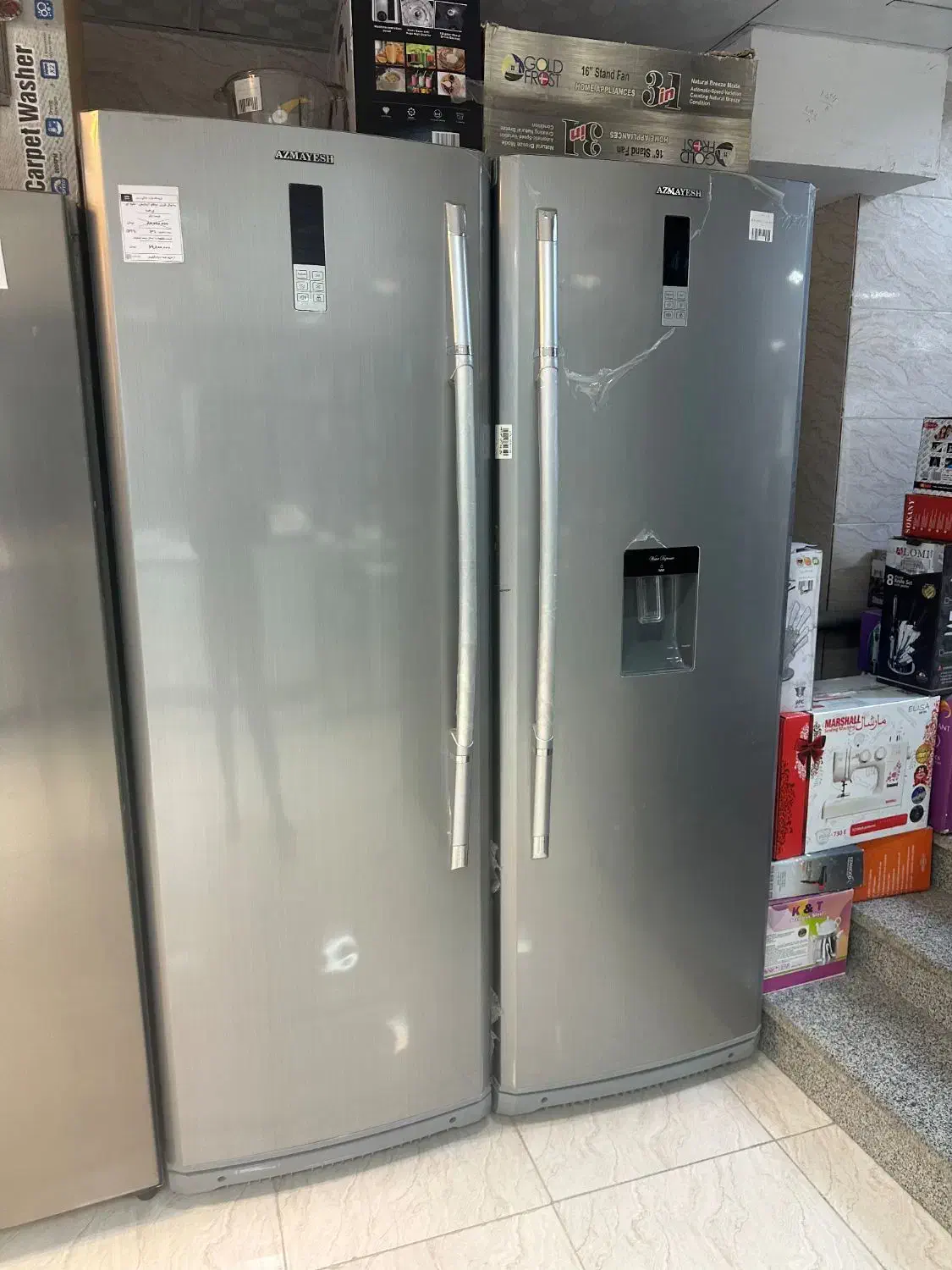 یخچال فریزر دوقلو آزمایش در زرین کالا 3|یخچال و فریزر|یاسوج, |دیوار
