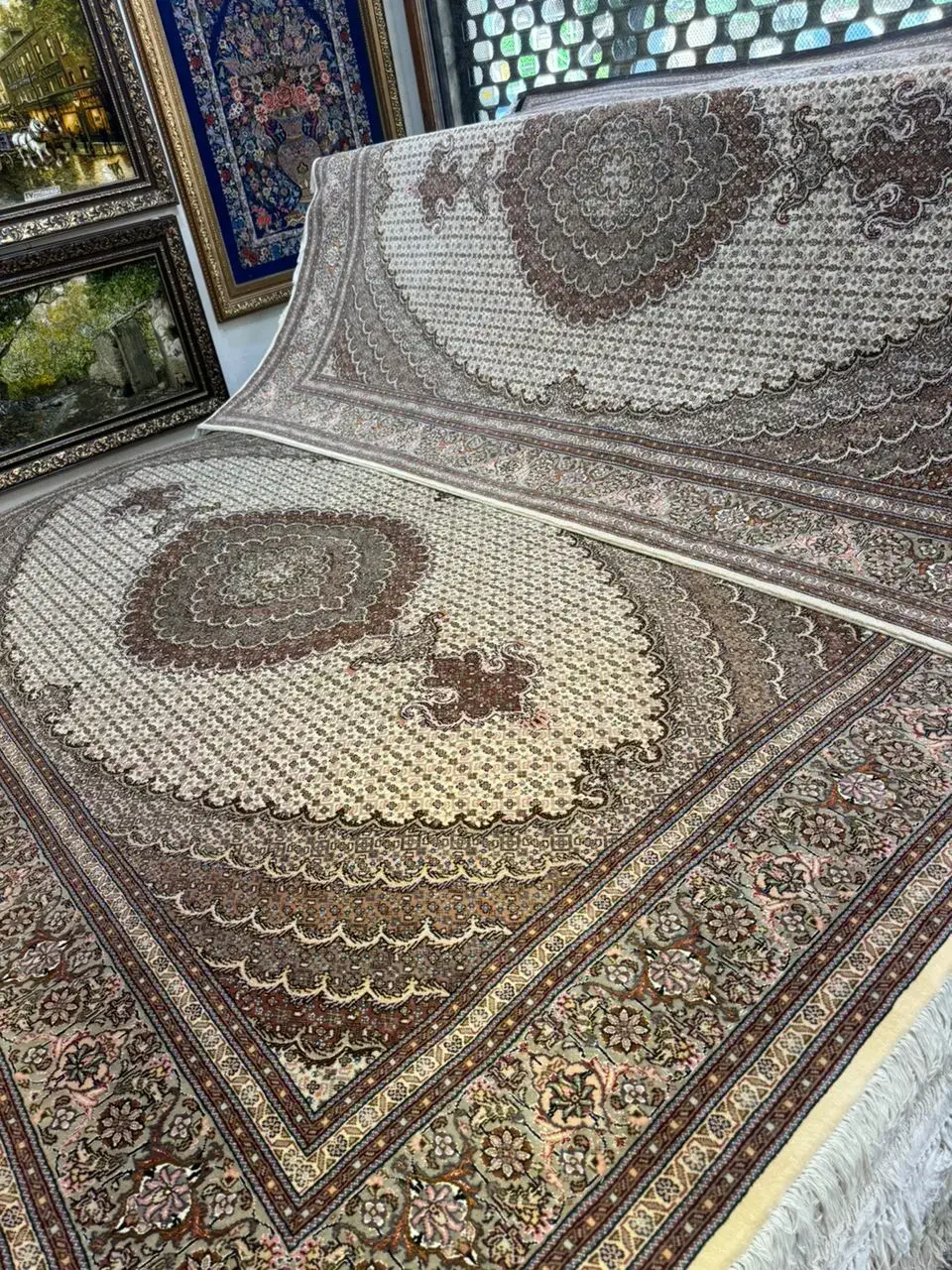 فرش دستبافت ماهی تبریز بهترین قیمت (نقد و اقساط)|فرش|تهران, شکوفه|دیوار