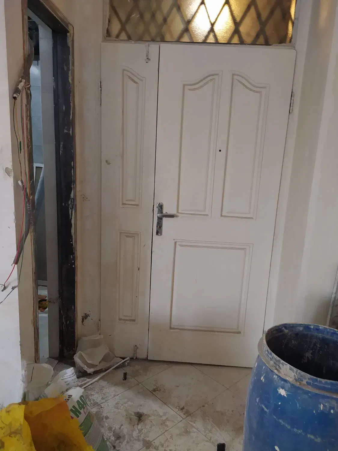 درب چوبی واحد 2لنگه سالم پنجره با توری|مصالح و تجهیزات ساختمان|تهران, شهرک محلاتی|دیوار