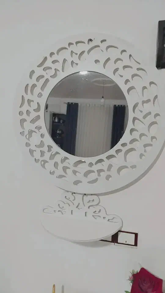 جا کفشی وآینه سفید|جاکفشی، کمد، دراور|نورآباد, |دیوار