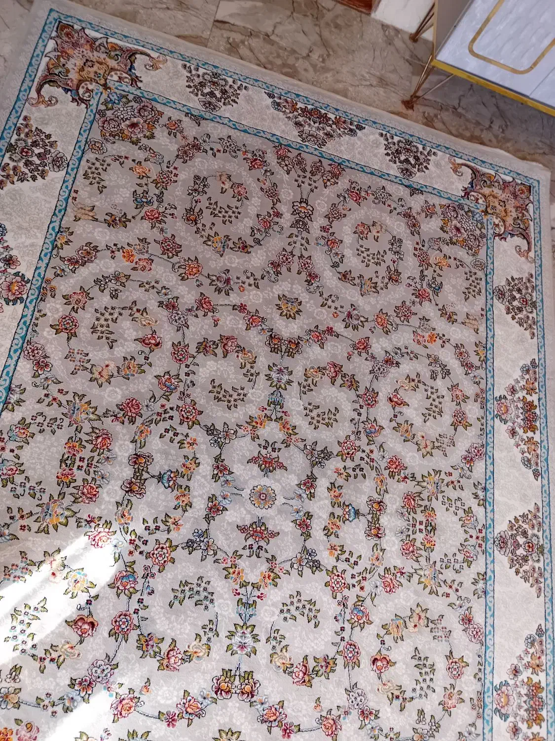 فرش ۱۲متری و سه متری ست هم وپشتی|فرش|قیدار, |دیوار