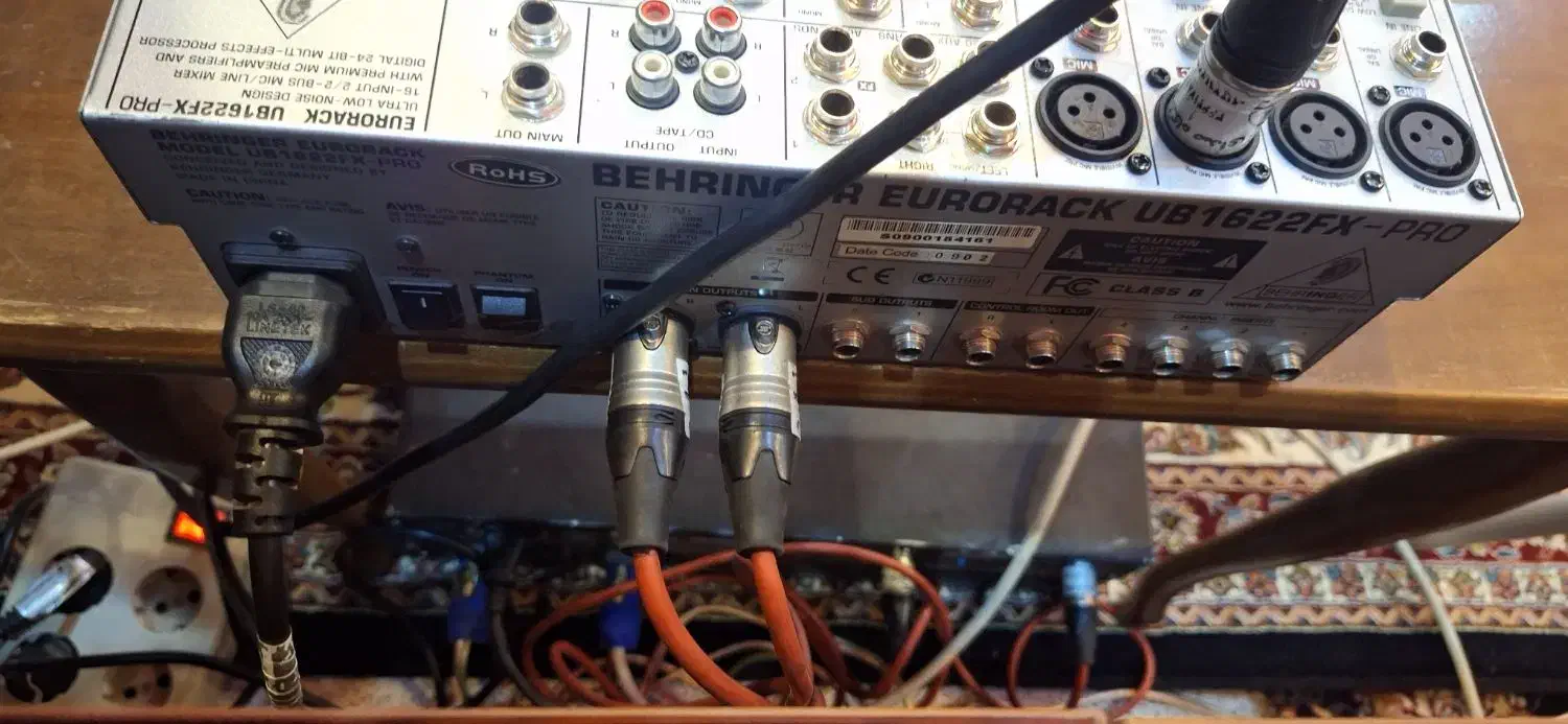 میکسر آلمانی بهرینگر ۱۶۲۲fx|صوتی و تصویری|تهران, طیب|دیوار