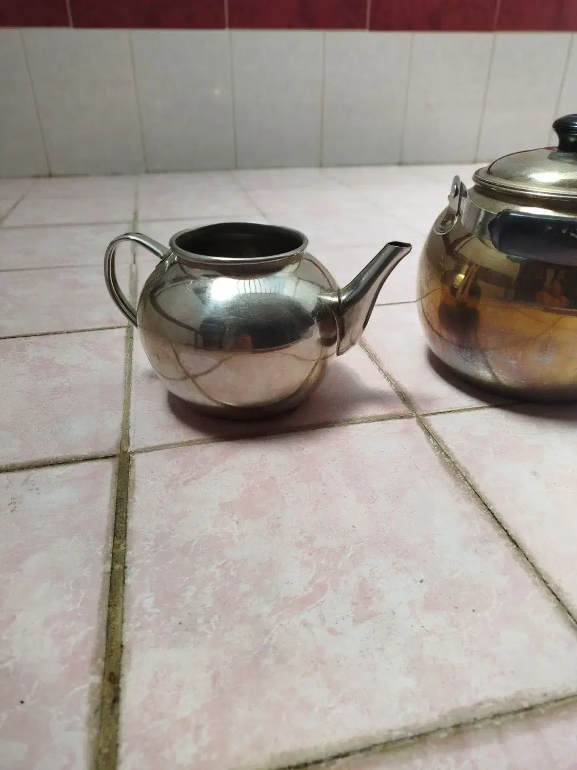 کتری و قوری استیل|قوری، کتری، قهوهساز دستی|خرمآباد, |دیوار