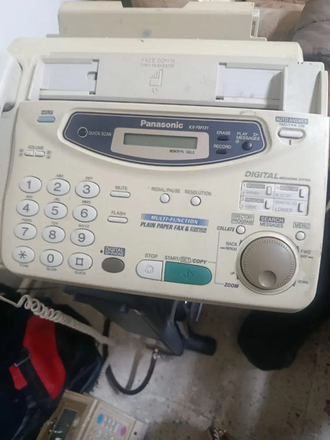 دوتا تلفن فکس پانوسنیک|پرینتر، اسکنر، کپی، فکس|تهران, صفا|دیوار