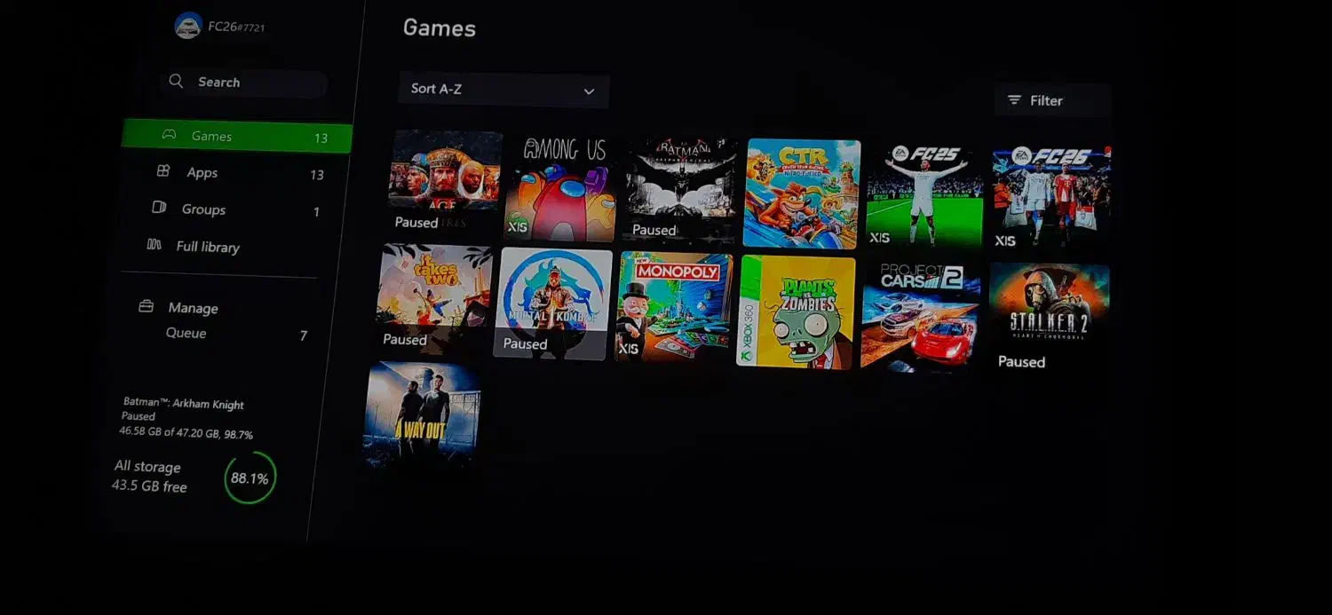 ایکس باکس سری اس ۵۱۲ گیگ همراه با بازی افسی ۲۶|کنسول، بازی ویدئویی و آنلاین|تهران, آهنگ|دیوار