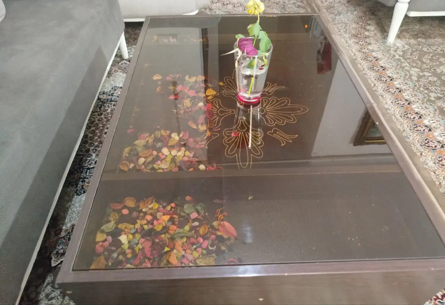 میز جلو مبلی بزرگ|مبلمان خانگی و میز عسلی|مریوان, |دیوار