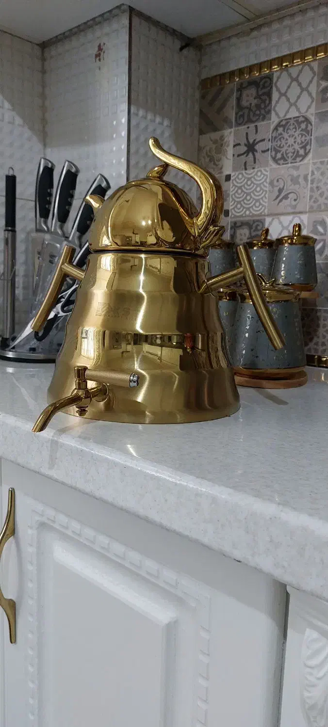 **ست کتری قوری روگازی**|قوری، کتری، قهوه‌ساز دستی|تربت‌حیدریه, قائم|دیوار