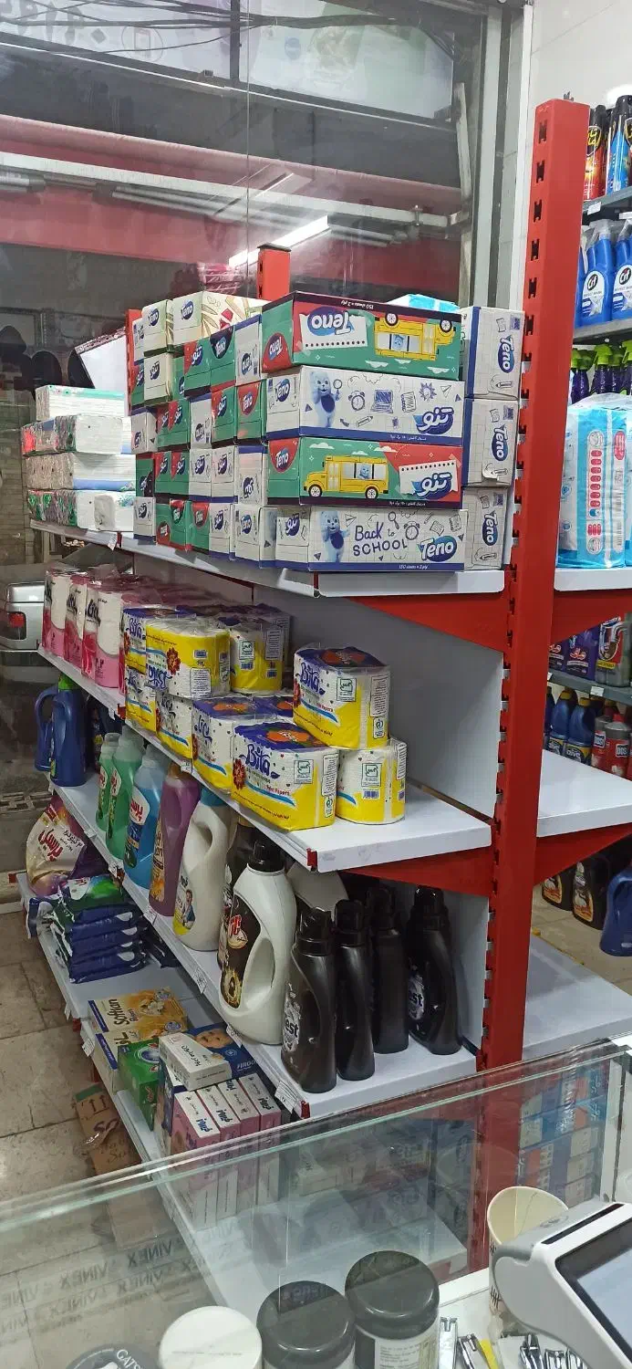 قفسه  فروشگاهی دوطرفه|فروشگاه و مغازه|تهران, هاشم‌آباد|دیوار