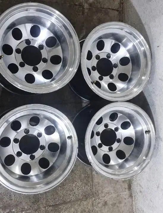 رینگ 10 اینچ سایز 15 آلمینیومی آفرودی آفست منفی|قطعات یدکی و لوازم جانبی|کرج, شهرک اوج|دیوار