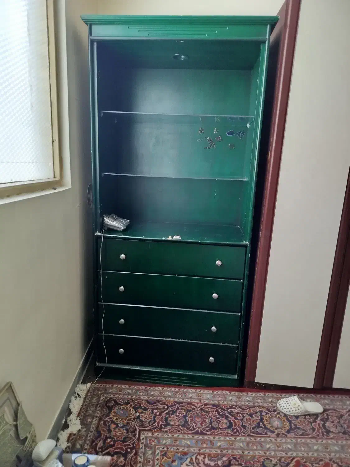 دراور با کتابخانه|کتابخانه، شلف، قفسه‌های دیواری|تهران, دروازه شمیران|دیوار