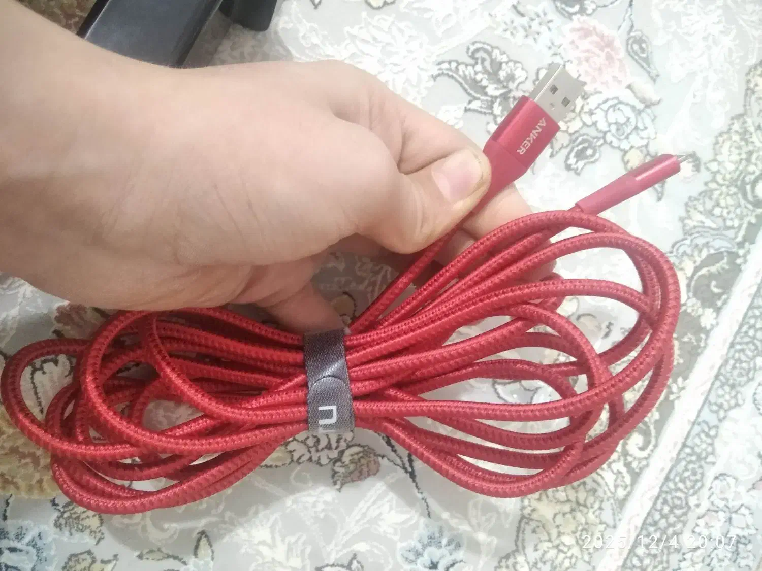 شارژر آیفون ANKER اصلی 3 متری|لوازم جانبی موبایل و تبلت|قم, چهل درخت‎|دیوار