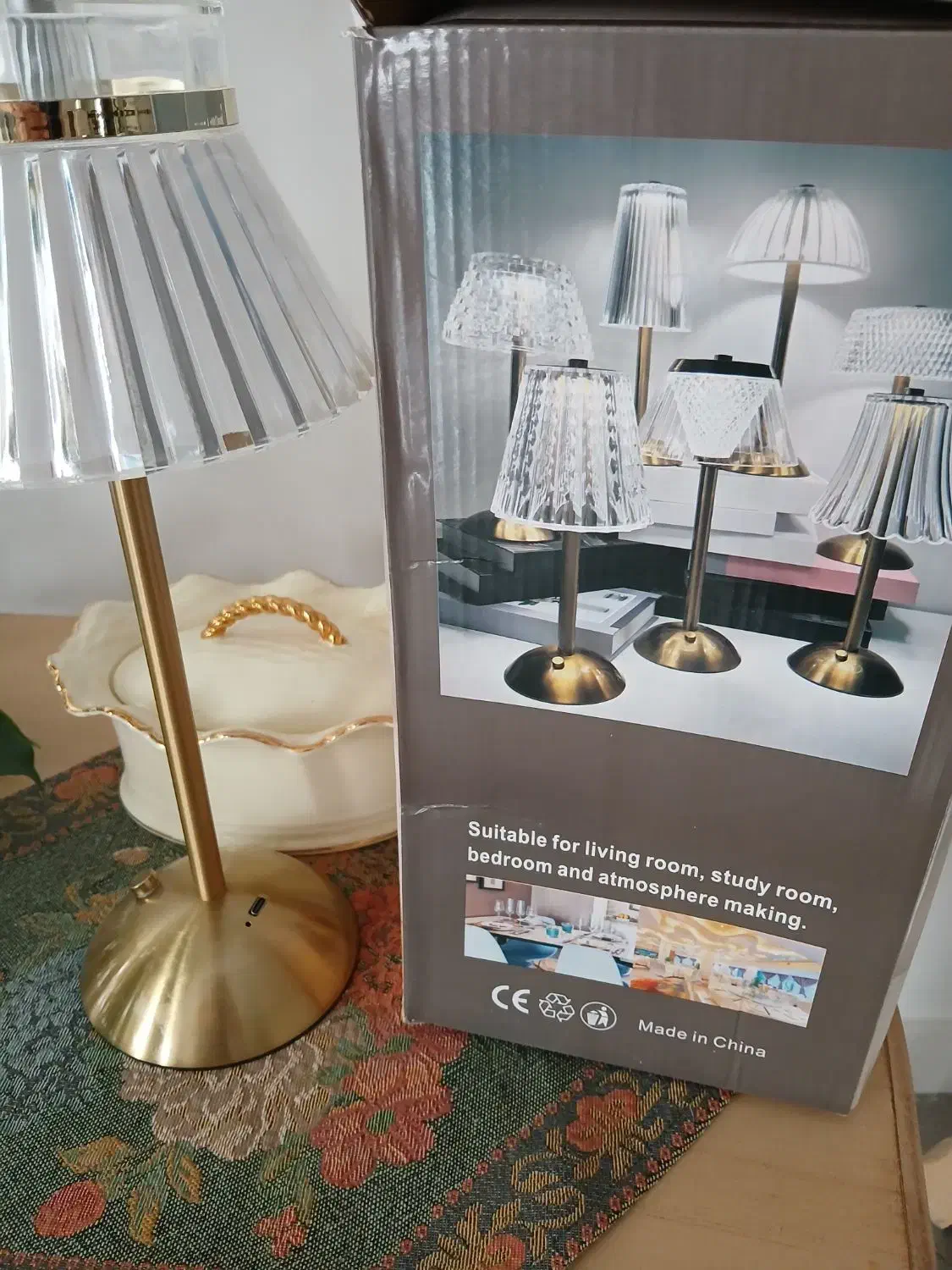 آباژور طرح ایکیا لمسی شارژی نواکبند|چراغ خواب و آباژور|تهران, سید خندان (جلفا)|دیوار