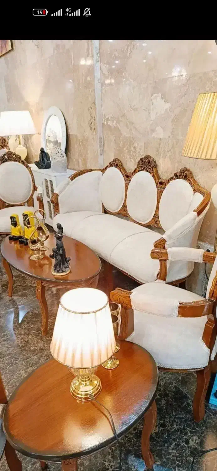 مبل نئیو ایتالیایی به خاطر تغییر شغل نصف قیمت|مبلمان خانگی و میز عسلی|سلمانشهر, |دیوار