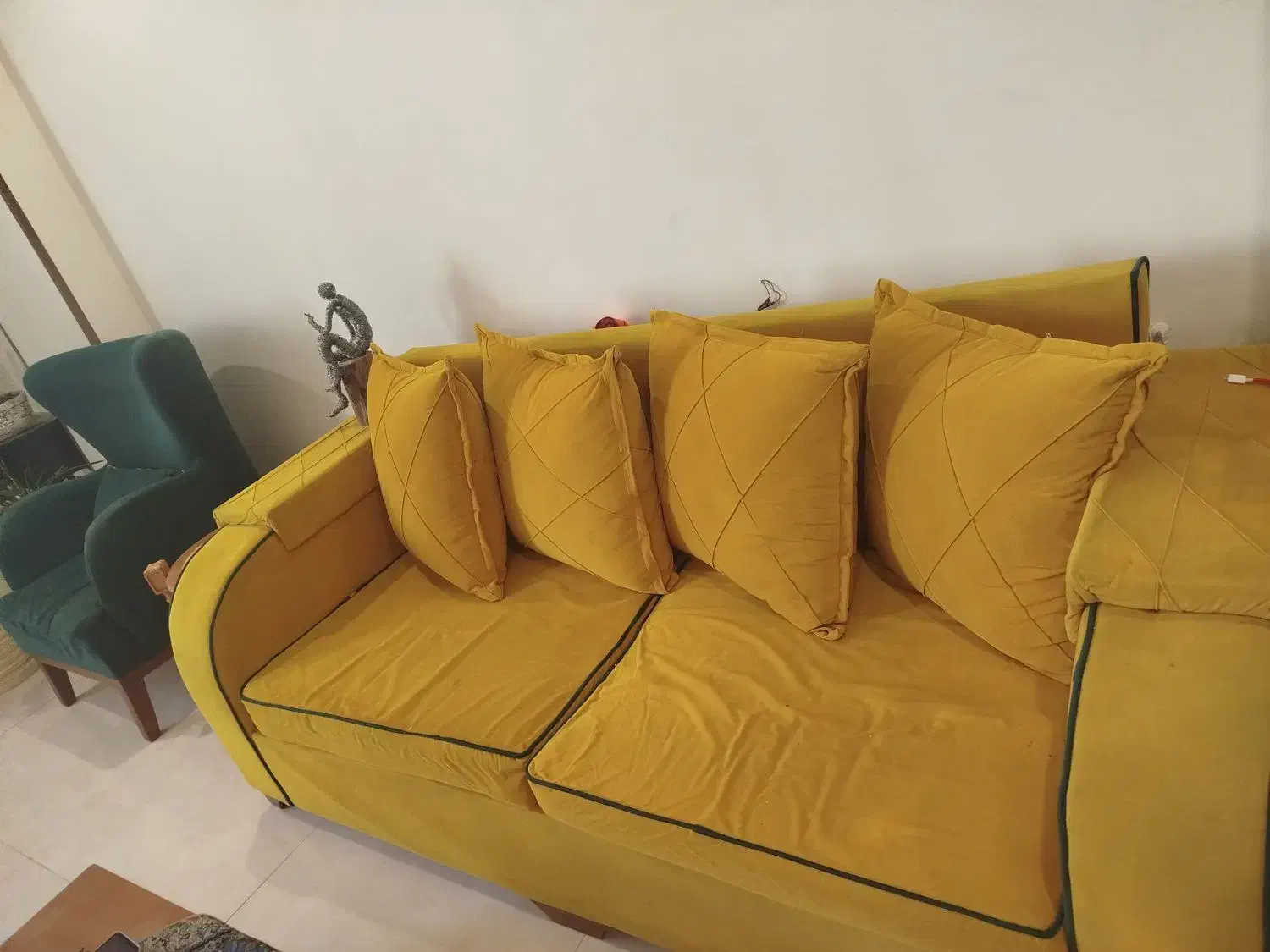 مبلمان 10 نفره راحتی با عسلی کمجا|مبلمان خانگی و میز عسلی|تهران, نارمک جنوبی|دیوار