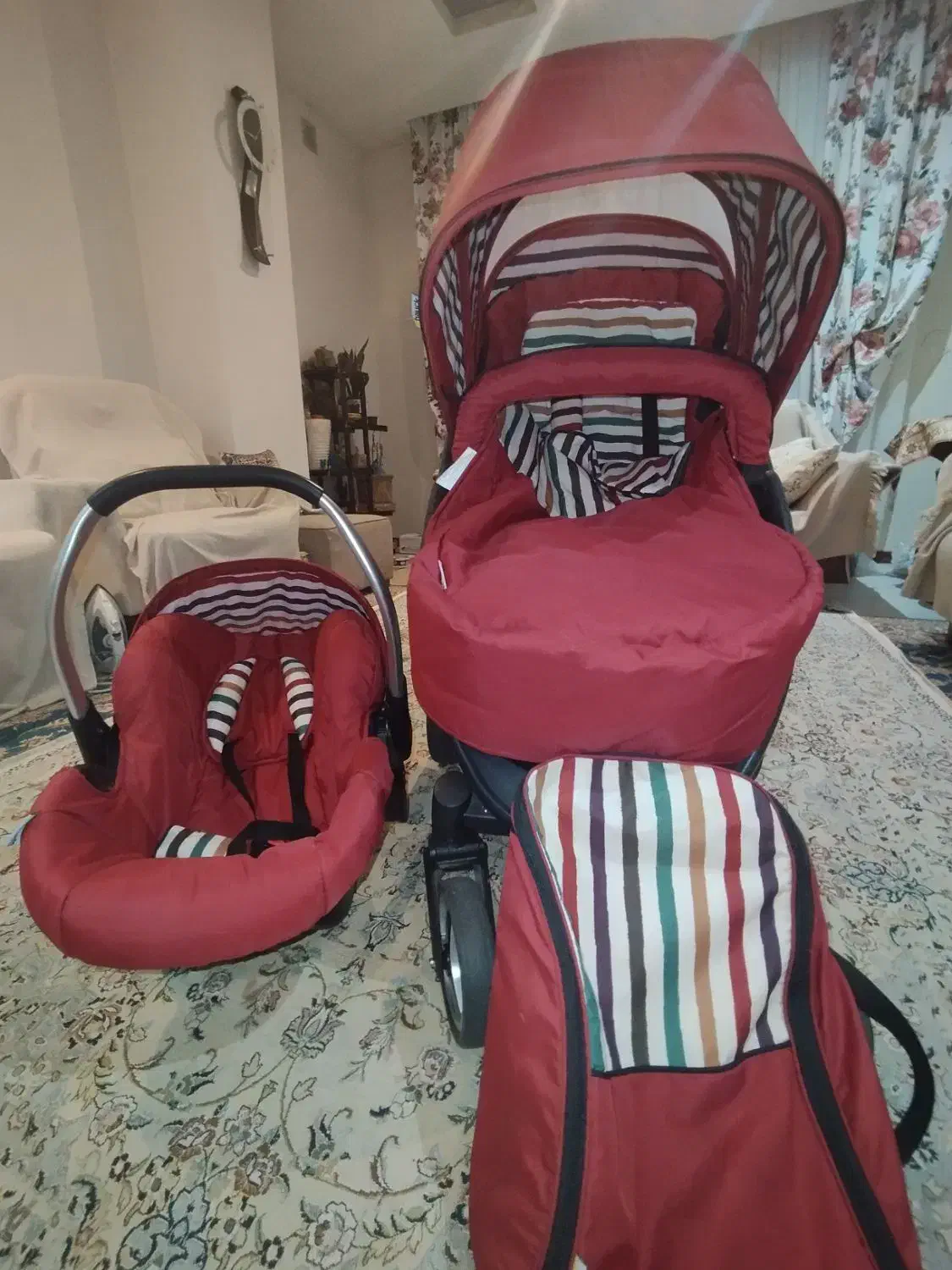 کالسکه، کرییر و صندلی ماشین|کالسکه و لوازم جانبی|کرج, دهقان ویلا|دیوار