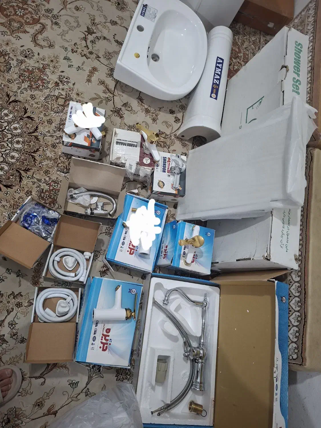 شیرآلات و روشویی|لوازم سرویس بهداشتی|جهرم, |دیوار