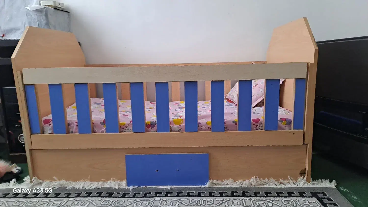 تخت کودک تا 7 8 سال قابل استفاده است|تخت و صندلی بچه|قیدار, |دیوار