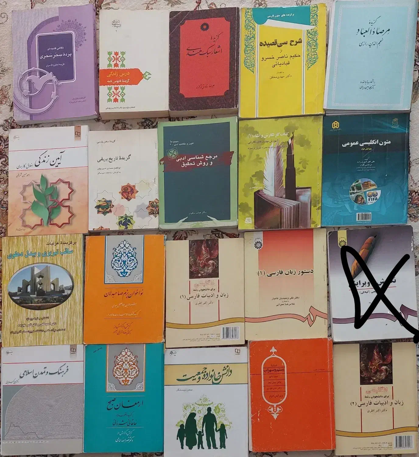 کتب دانشگاهی ادبیات فارسی|کتاب و مجله ادبی|تبریز, |دیوار