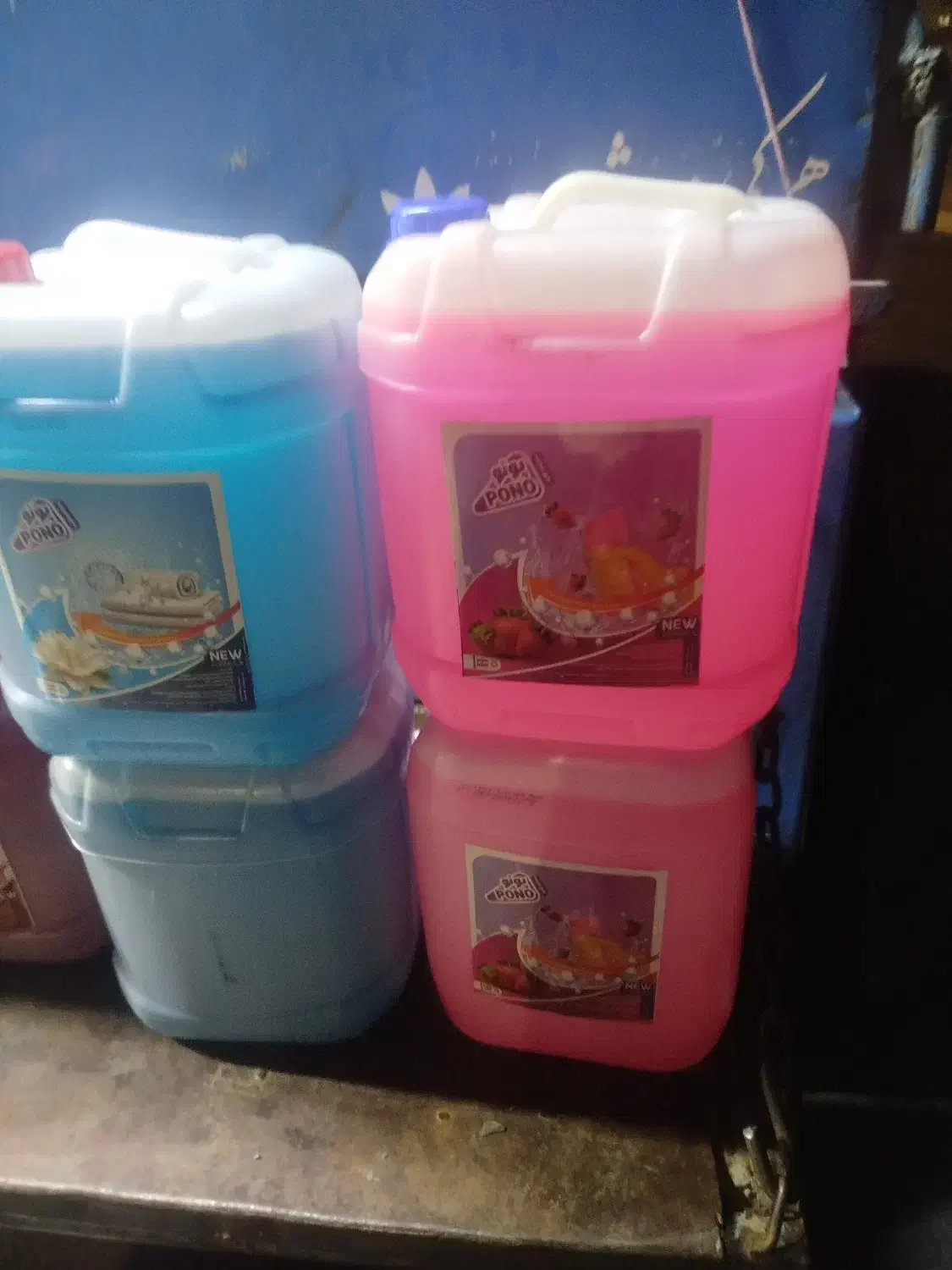 مایع های شوینده پونو با غلظت بالا|مواد شوینده و دستمال کاغذی|سمنان, |دیوار