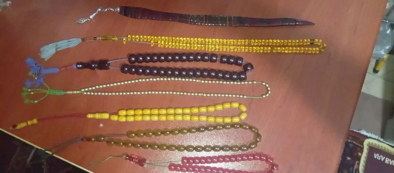 تسبیح کهربا ،سندلوس،برنز|بدلیجات|تبریز, |دیوار